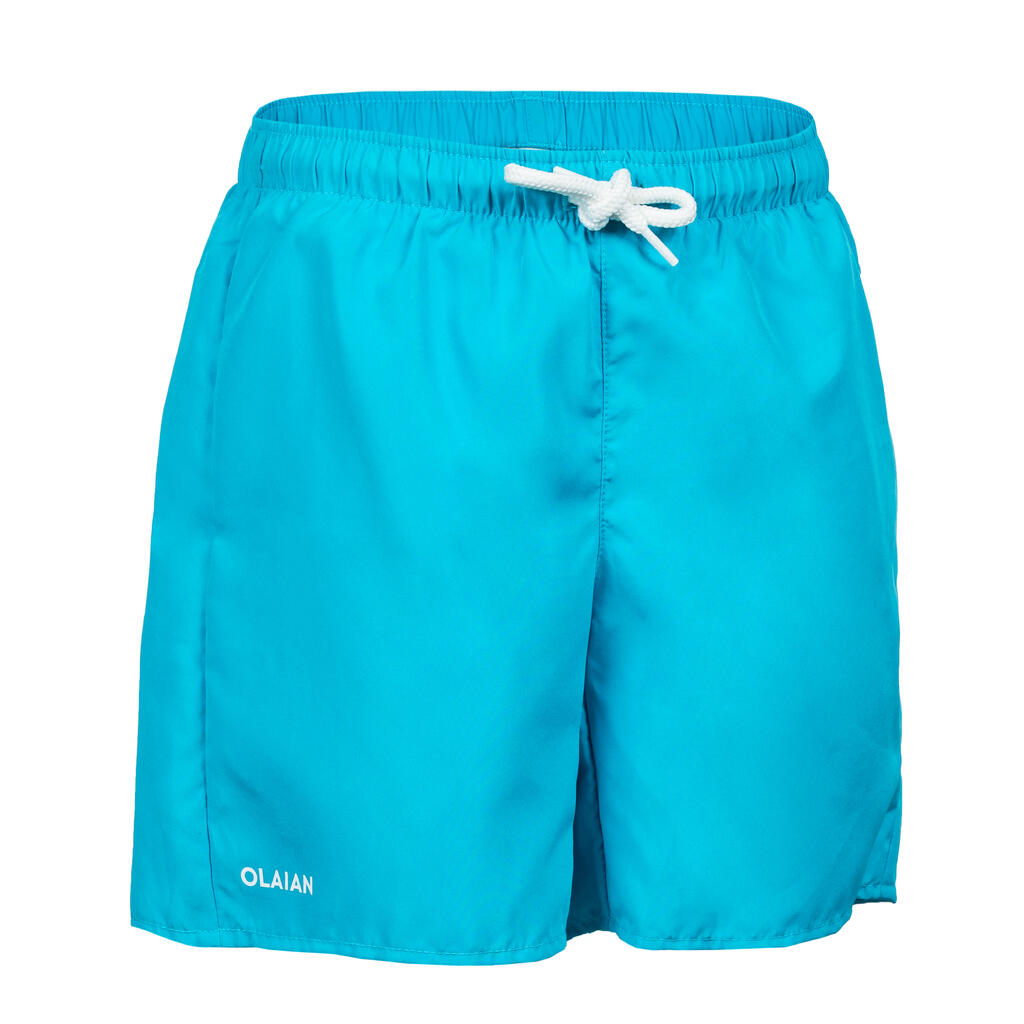 Boy's swim shorts - 100 sky blue